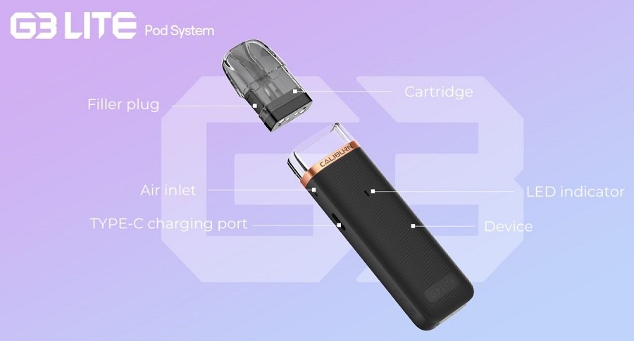 Uwell Caliburn G3 lite komponenty